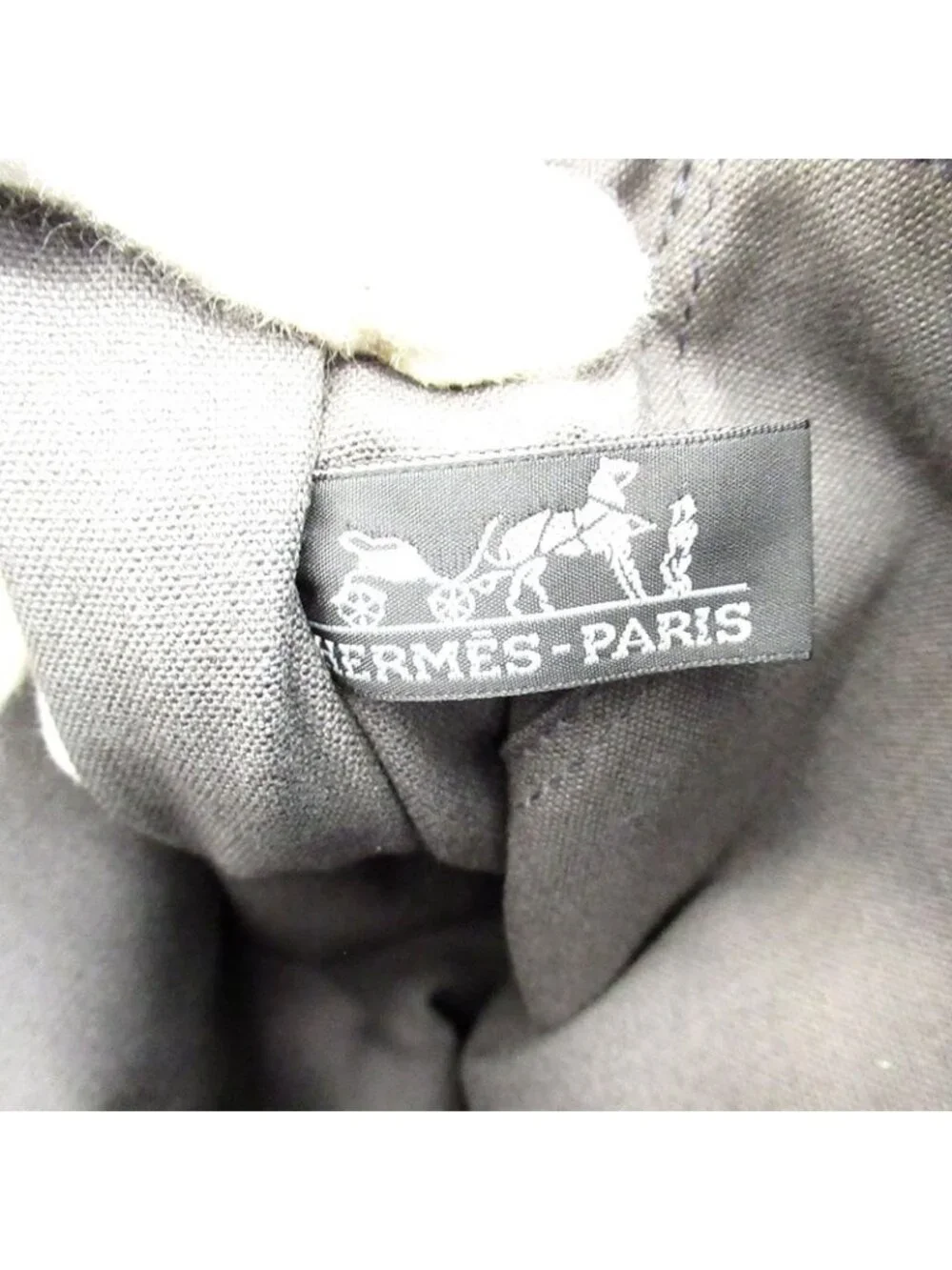 Hermes Ginza Limited Fourre Tout MM Canvas Tote Gray